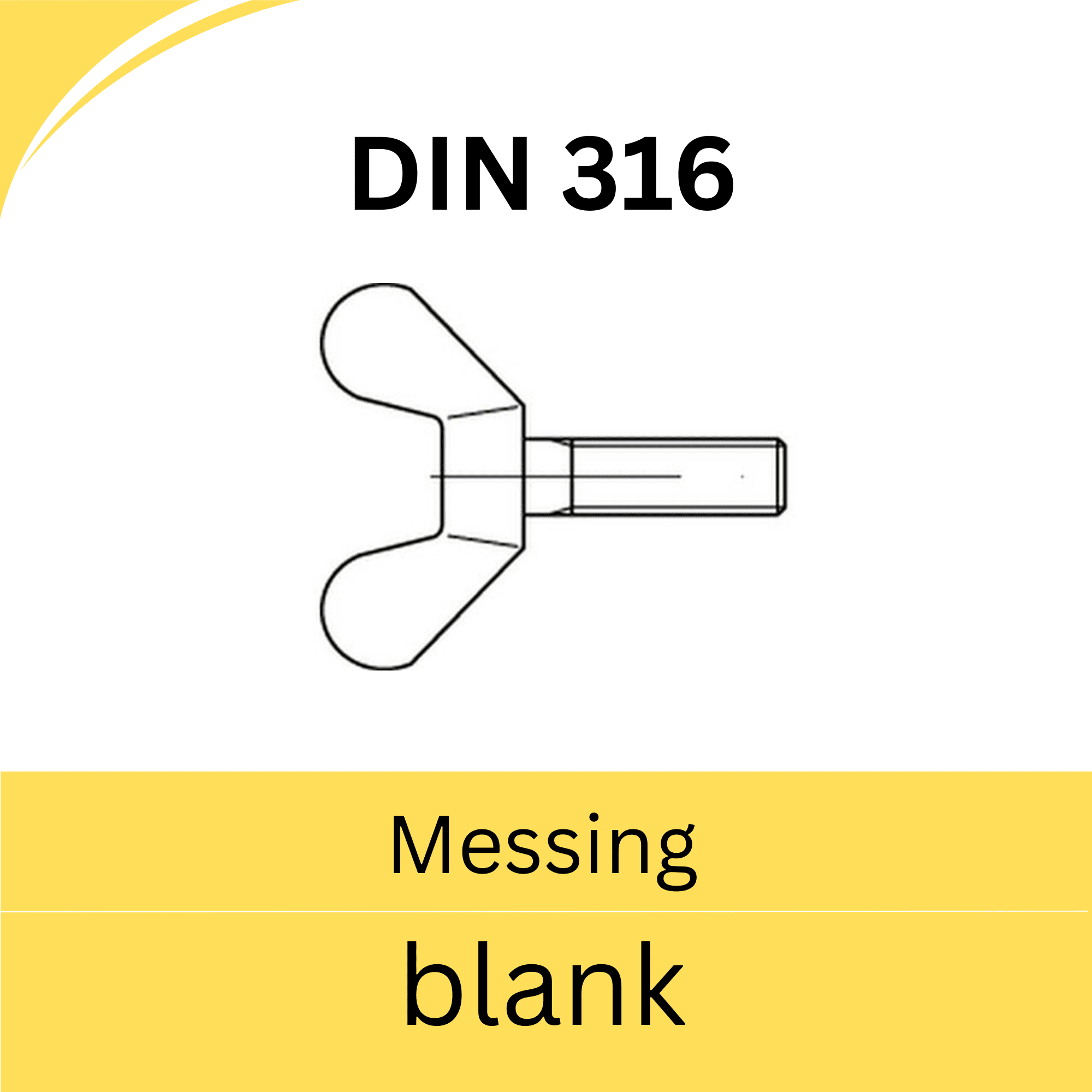 Bild für Kategorie ➤ Kategorie: DIN 316 Messing (blank)